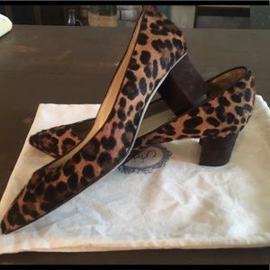 Sarah Flint cheetah print heels